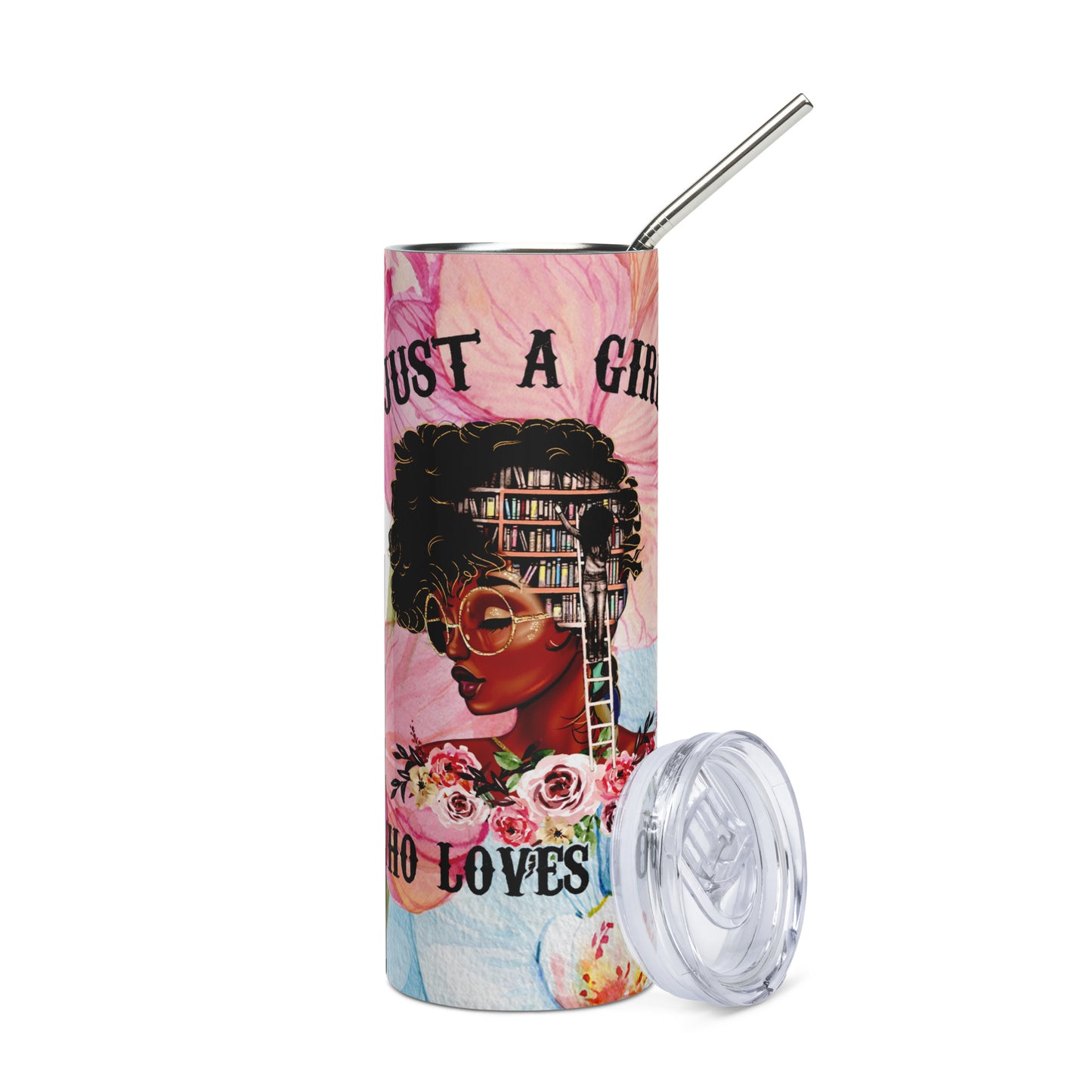 Just A Girl Who Loves Books Sublimated Tumbler