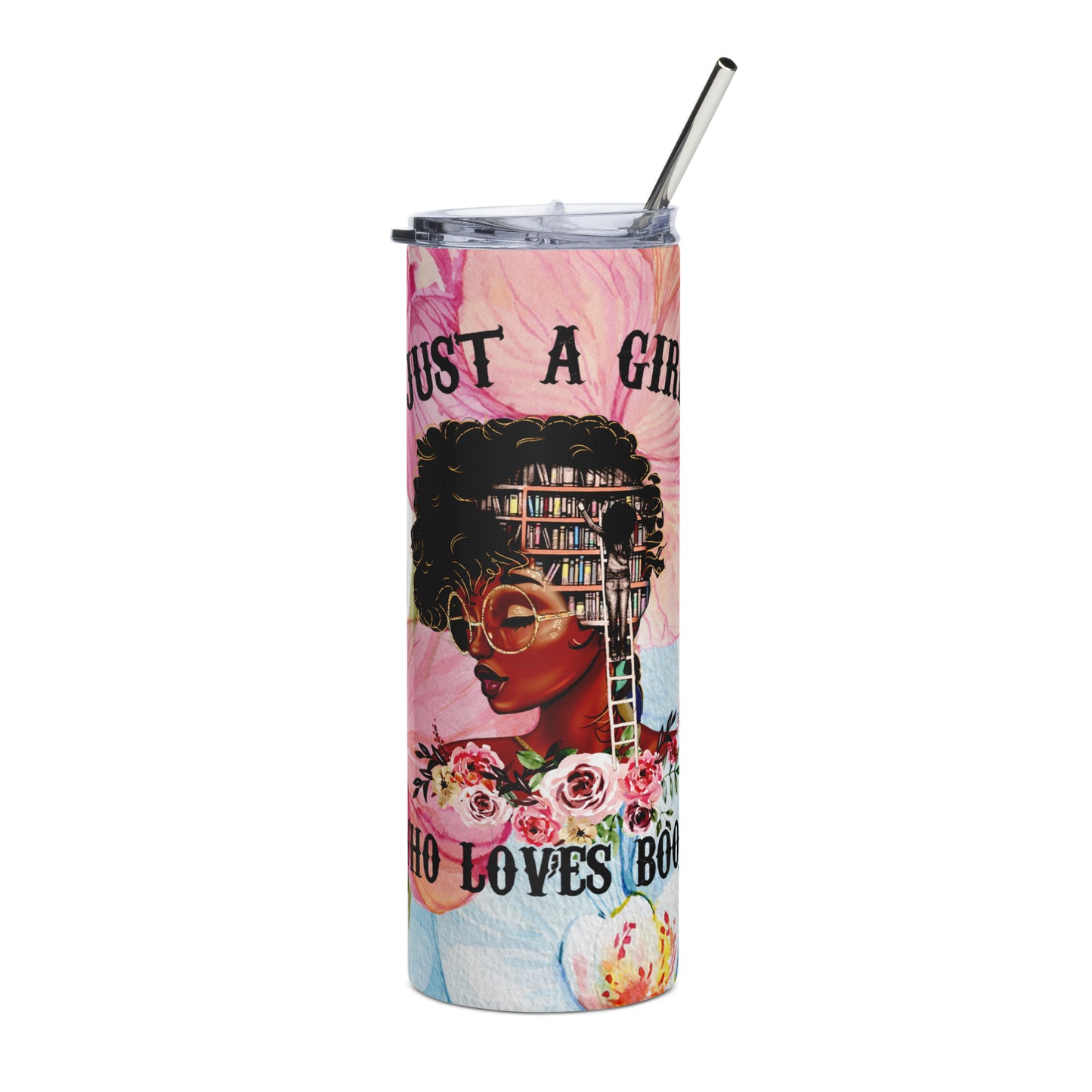 Just A Girl Who Loves Books Sublimated Tumbler