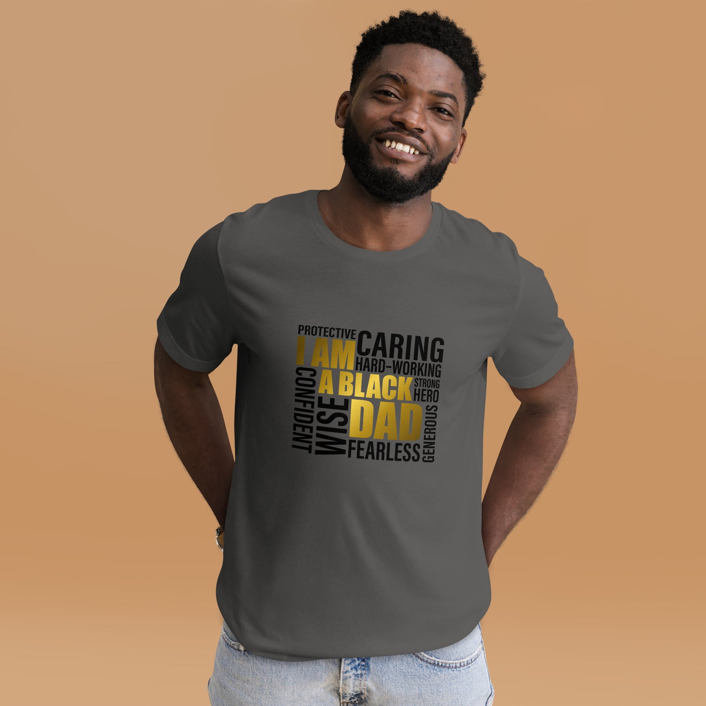 Empowered Black Dad T-Shirt