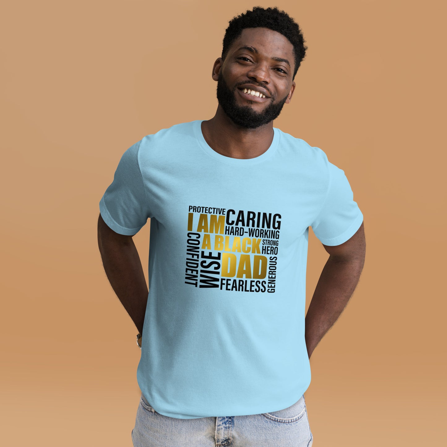 Empowered Black Dad T-Shirt